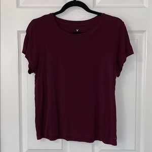Burgundy t-shirt